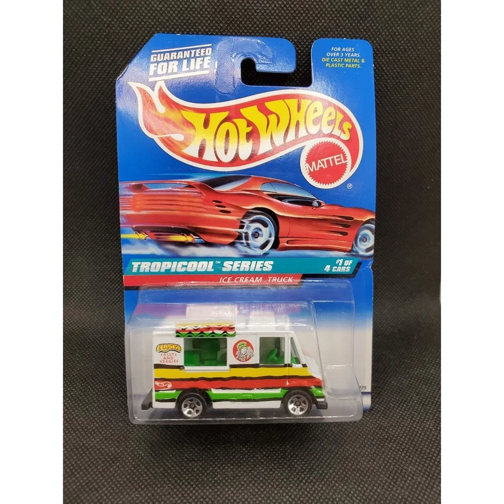 Hot Wheels - Rasta Man Ice Cream Truck, HW Tropicool Series #1 Of 4 Cars